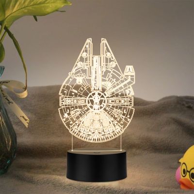 Star Wars Millennium Falcon Design Night Lamp